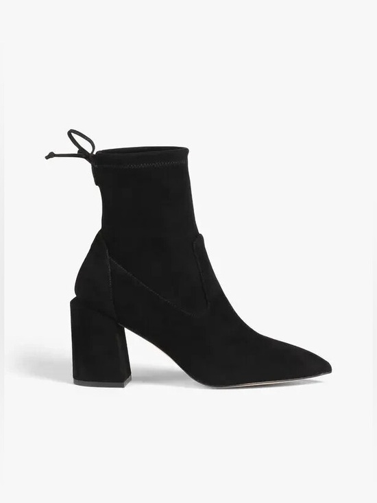Stuart Weitzman Shoes - NWT Stuart Weitzman Avenue 85 City Block Booties Suede Size 11.5 Black